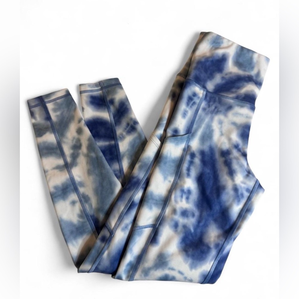American Eagle Outfitters Blue and White Leggings